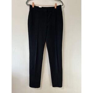 AKRIS Punto Black Straight Leg Tailored Pants Trousers Womens Size